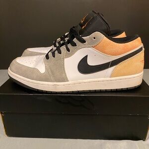 Nike Athletic Shoes - Gray, White, and Orange